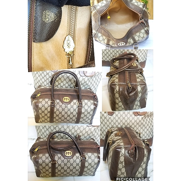 Auth Vintage Gucci train case and Boston handbag Set - Picture 16 of 16